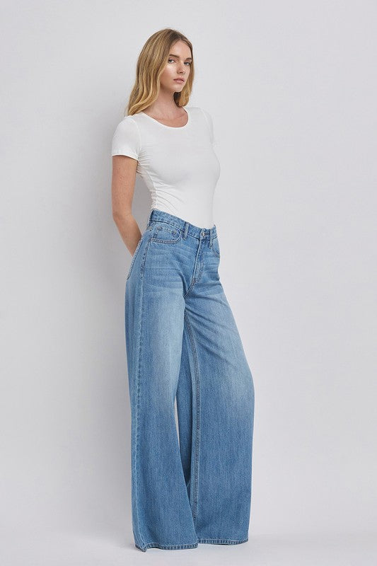 Kudos - Super High Rise Wide Leg Jeans