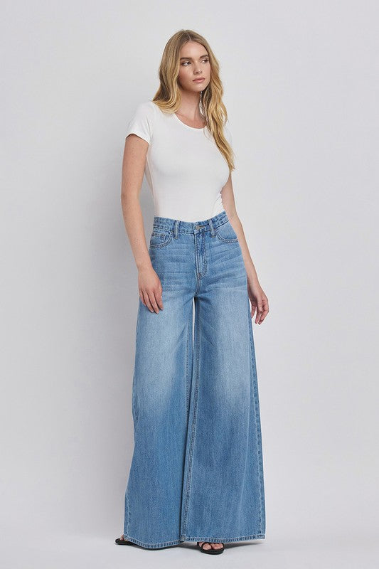 Kudos - Super High Rise Wide Leg Jeans