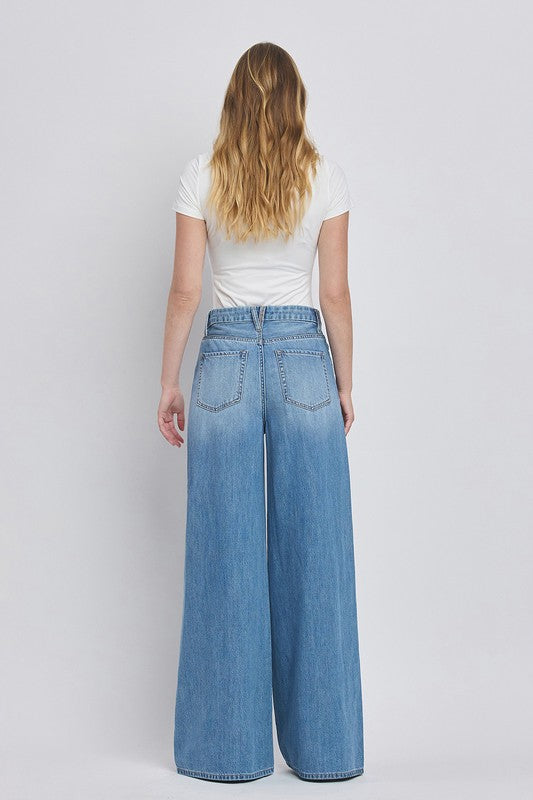 Kudos - Super High Rise Wide Leg Jeans