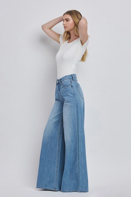 Kudos - Super High Rise Wide Leg Jeans