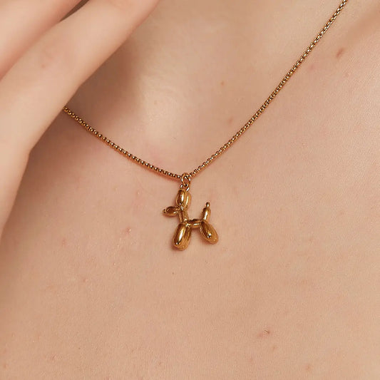 Camilie Balloon Dog Necklace