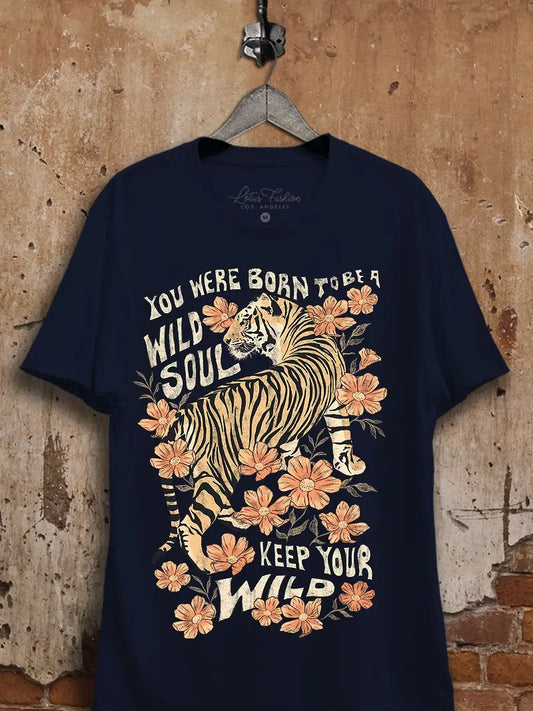 Wild Soul Tiger Graphic Top